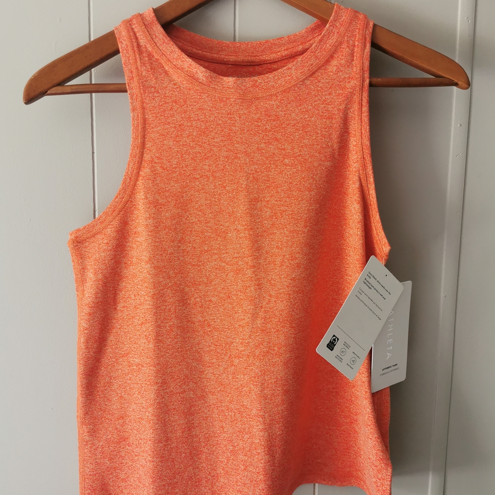 Athleta Vibrant Orange Tank Top